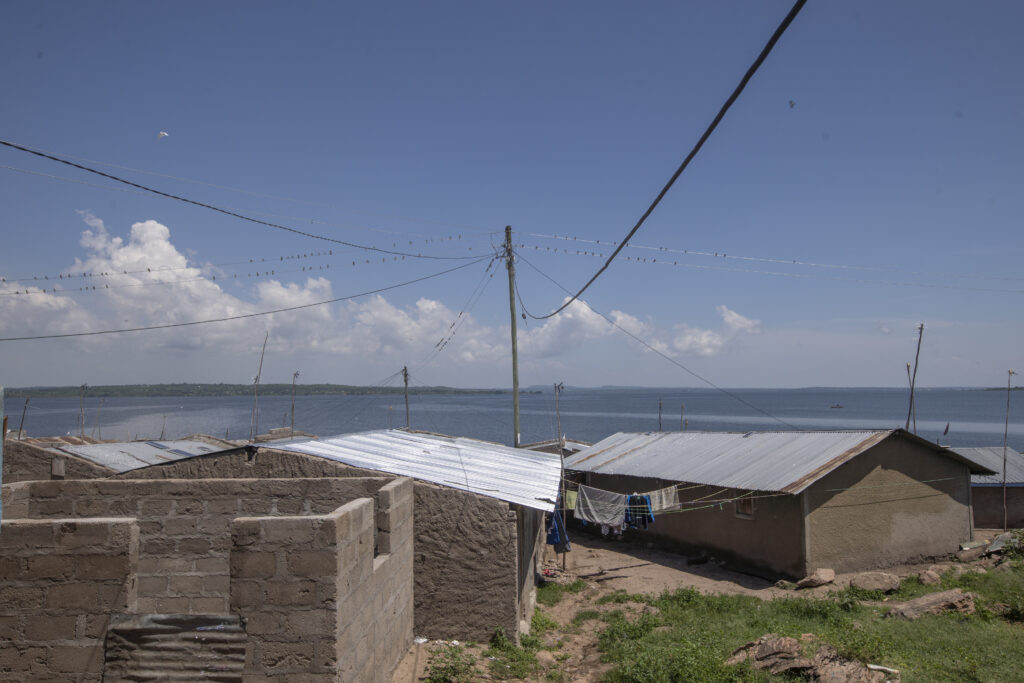 Power connections in Ndeda Island, Lake Victoria, Kenya.